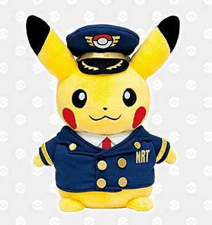 寶可夢商店限定－成田機場機長皮卡丘布偶
