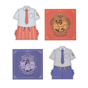寶可夢中心－朱紫橘子學院&葡萄學院造形記事本2入組