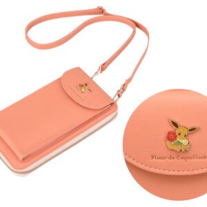 寶可夢中心－Fleur de Coquelicot系列附錢包手機收納掛包