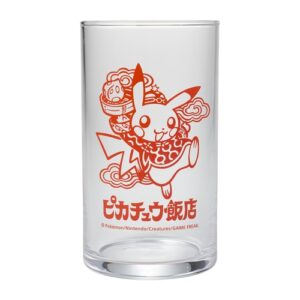 寶可夢中心－皮卡丘飯店系列皮卡丘復古玻璃杯