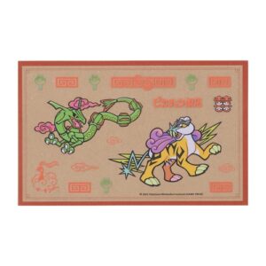 寶可夢中心－皮卡丘飯店系列烈空坐&雷公貼紙組