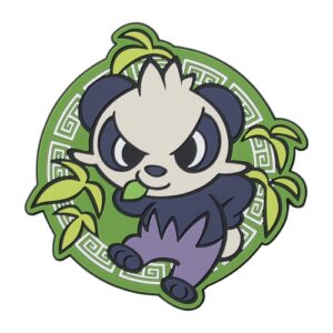 寶可夢中心－皮卡丘飯店系列頑皮熊貓橡膠杯墊