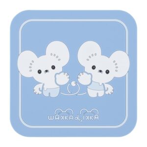 寶可夢中心－WAKKA de IKKA系列一對鼠橡膠杯墊