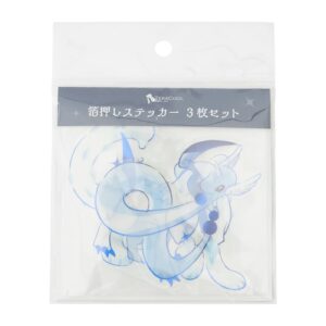 寶可夢中心－TERACOOL系列燙箔貼紙3張組