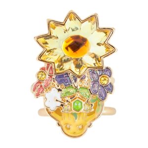 寶可夢飾品系列－草太晶葉伊布戒指