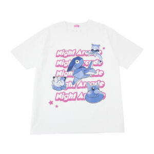 寶可夢中心－Night Arcade系列T-Shirt白零碼