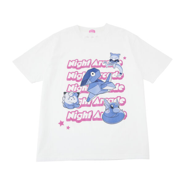 寶可夢中心－Night Arcade系列T-Shirt白零碼