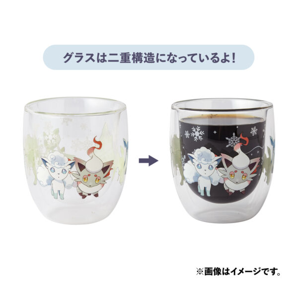 寶可夢中心－ Snowy Gathering系列雙層玻璃杯