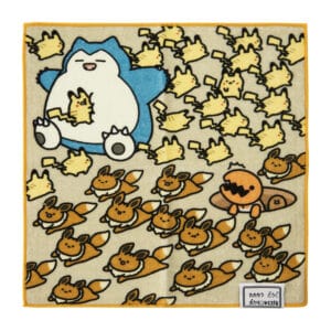 寶可夢中心-逃跑系列皮卡丘 伊布手巾